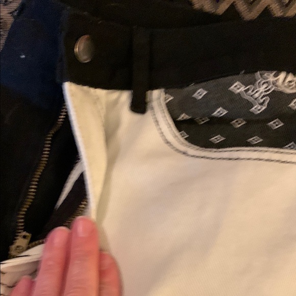 SHEIN Ez-Wear Paisley Patchwork Denim NWOT - Picture 17 of 17